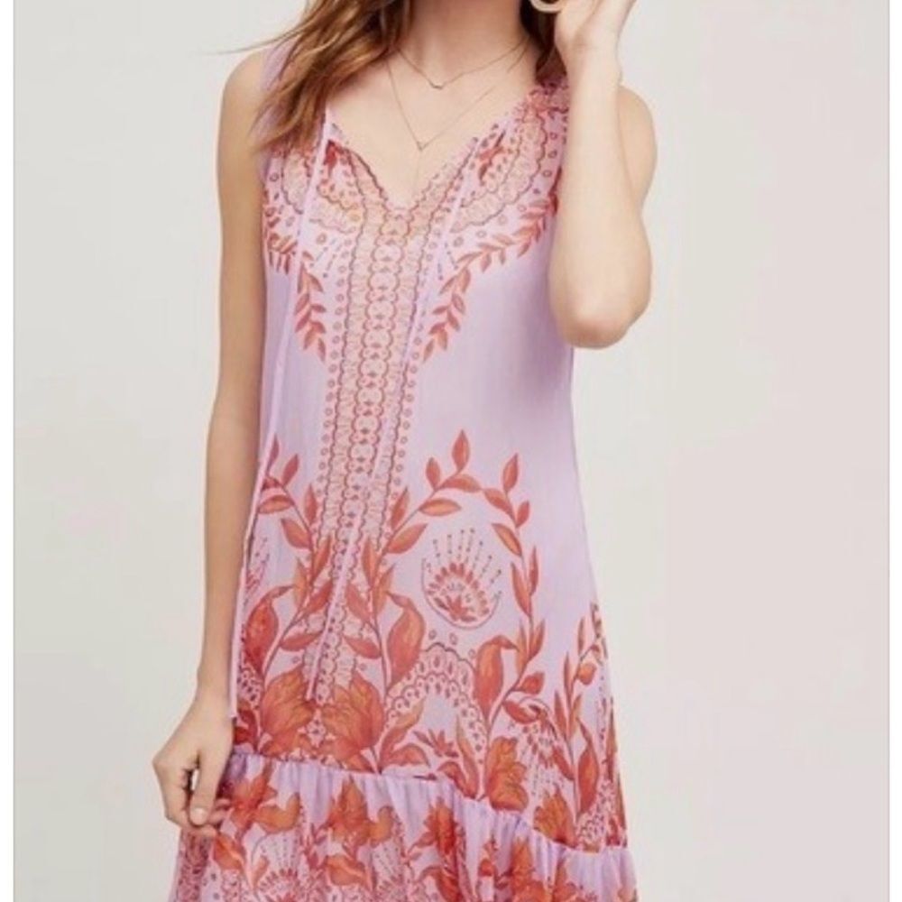 ANTHROPOLOGIE/ FLOREAT Wisteria  Dress 2